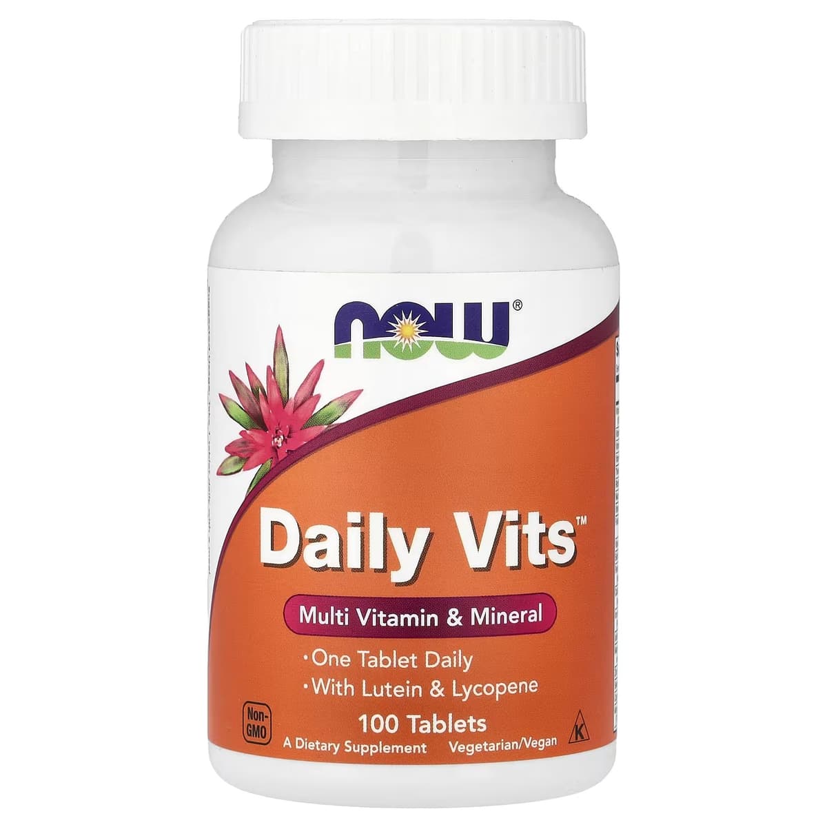 NOW Foods - Daily Vits™ - Monivitamiini ja kivennäisaine - 30 Vcaps
