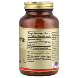 Solgar - L-Methionine - 90 Vegetable Capsules - 90 caps