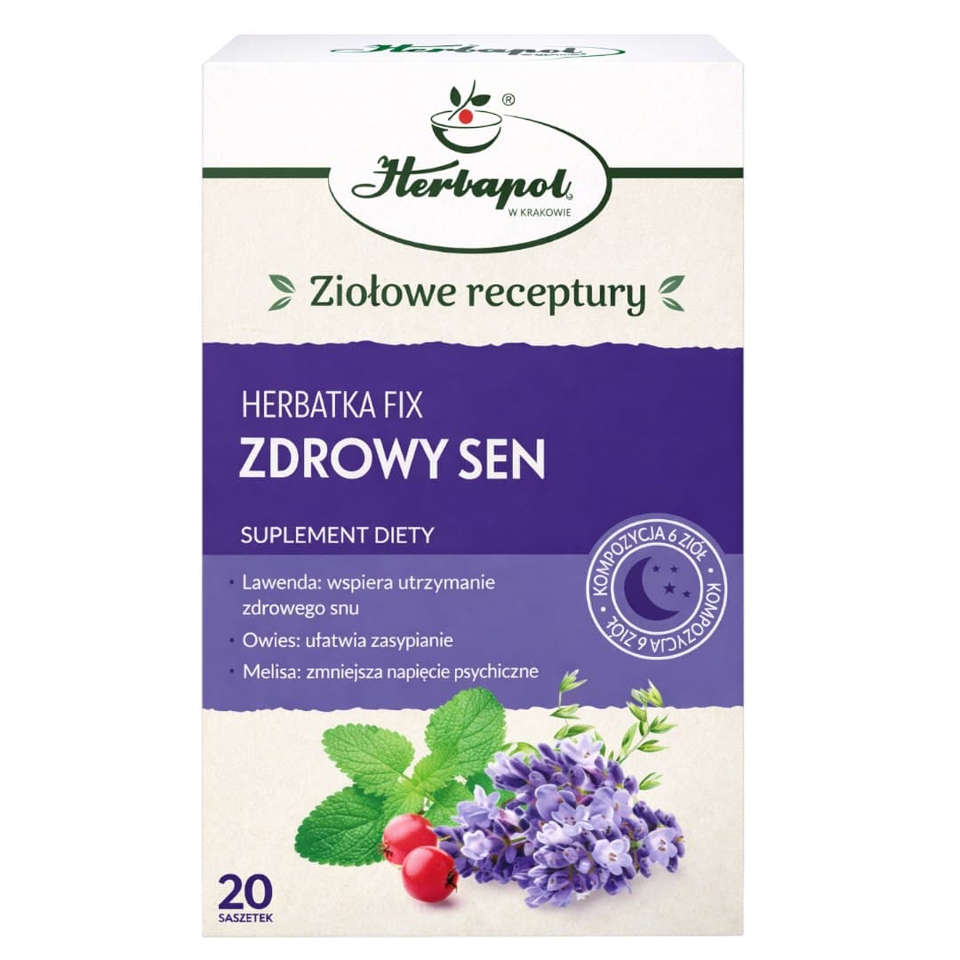 Herbapol Kraków - Healthy Sleep Herbal Tea - 20 sachets