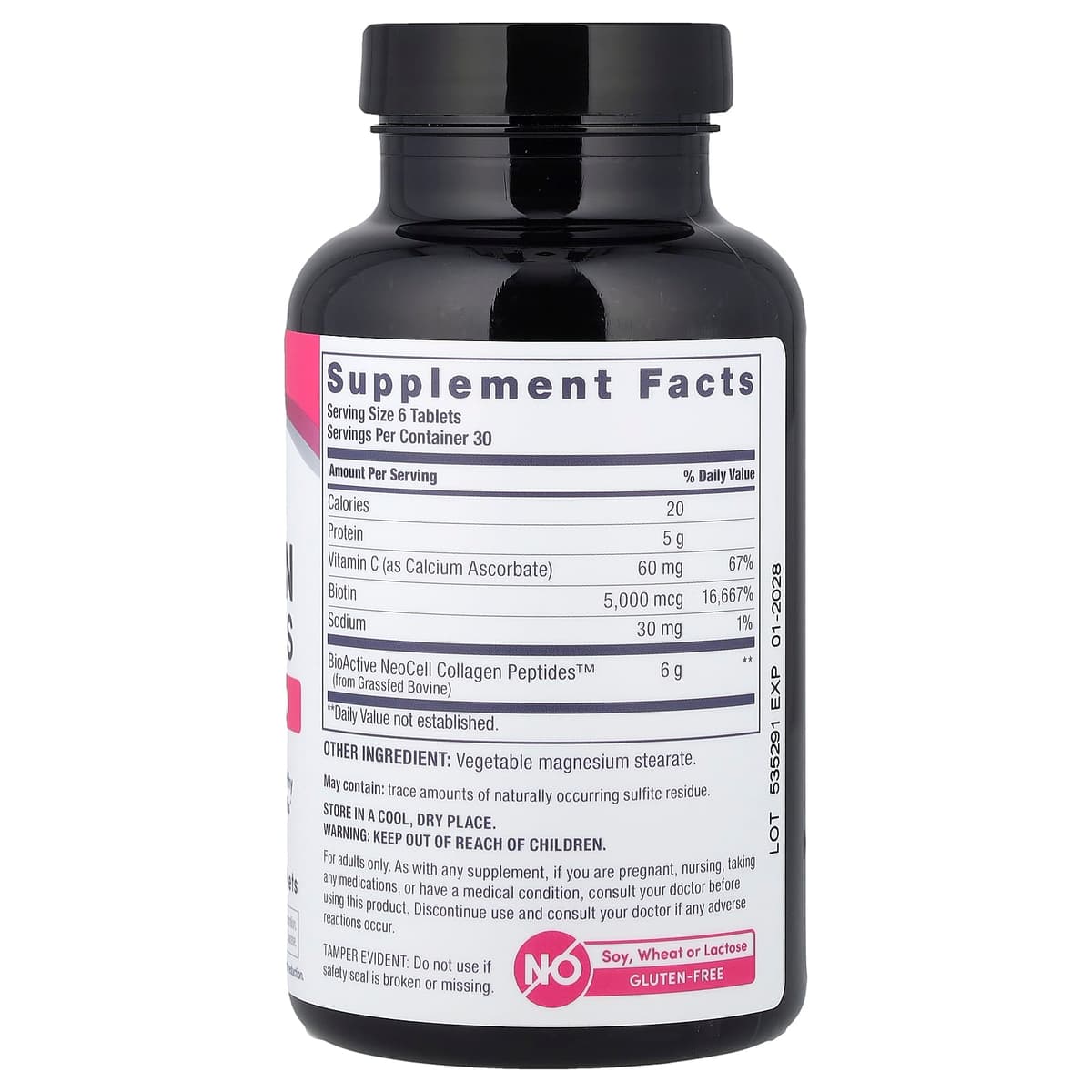 Neocell - Kollageeniproteiinit C- ja Biotiinilla - 180 Tablettia