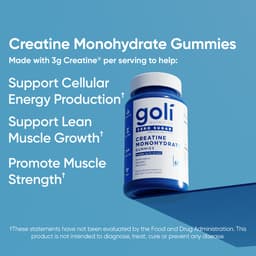 Goli Nutrition - Creatine Monohydrate Gummies - 60 Gummies