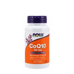 NOW Foods - CoQ10 With Omega-3 Fish Oil - 60 Softgels