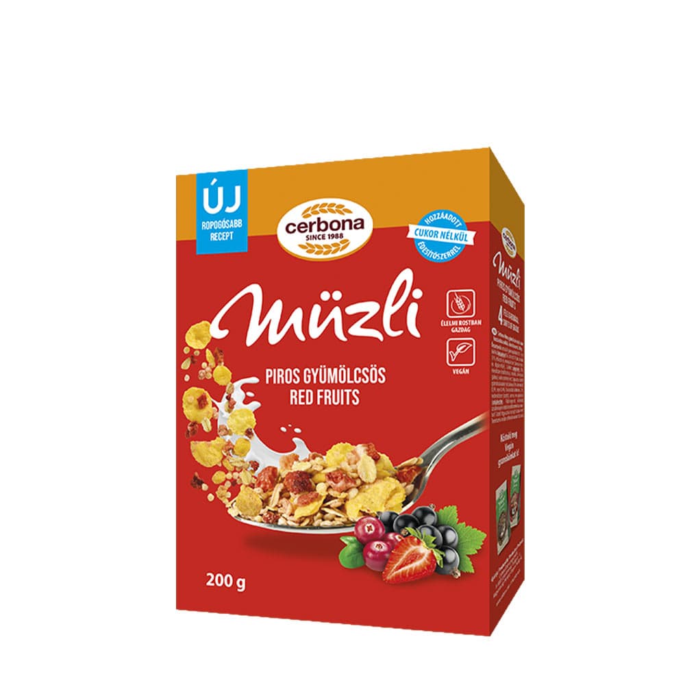 Cerbona - Müzli – Cerbona förpackning
