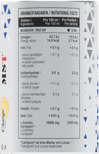 MST - L-karnitin Carnipure 100 000 - Apelsin, 1000 ml