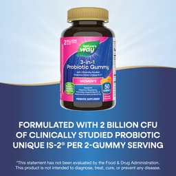 Nature's Way - 3-In-1 Probiotic Gummy - 50 Gummies