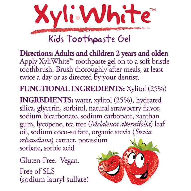 NOW Foods - Xyliwhite Kids, Strawberry Splash - 85g