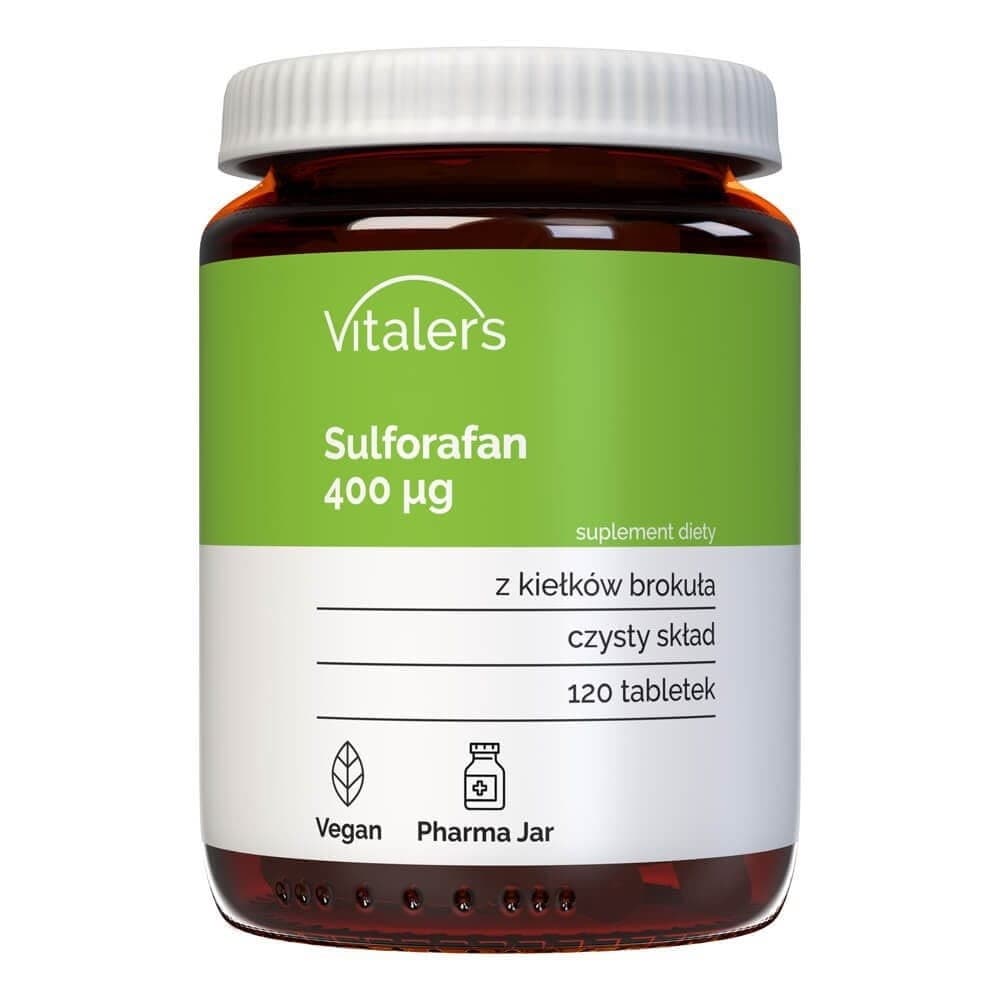 Vitalers - Sulforafan - 120 tablets – Vitalers förpackning