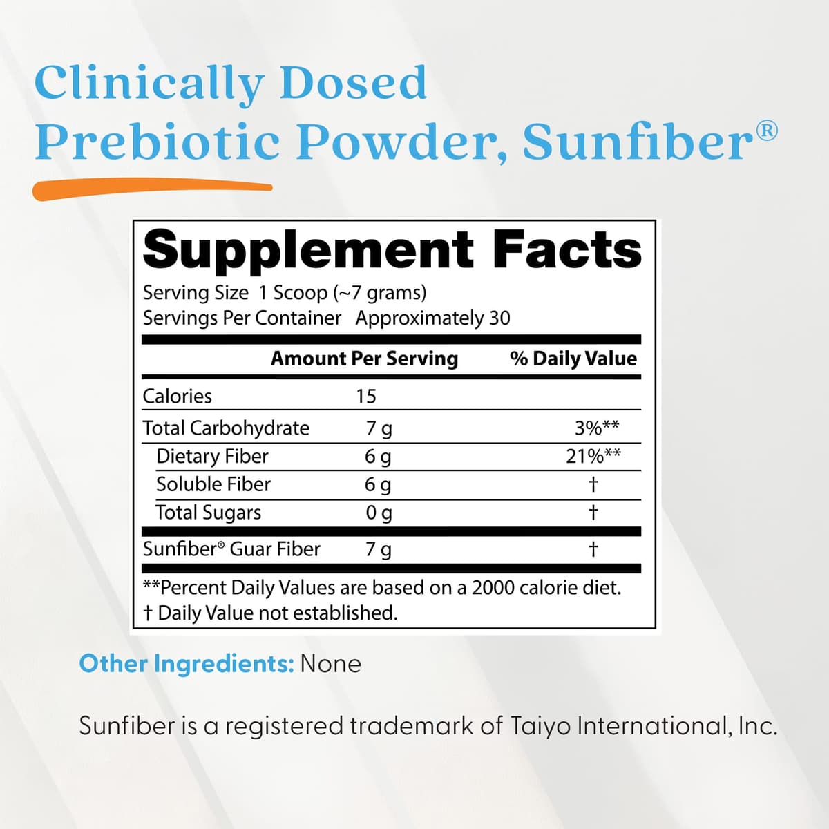 Doctor's Best - Prebiotic Powder - 210g