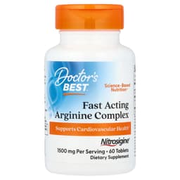 Doctor's Best - Nopeuttava Arginiini-kompleksi Nitrosigine kanssa - 60 tablettia