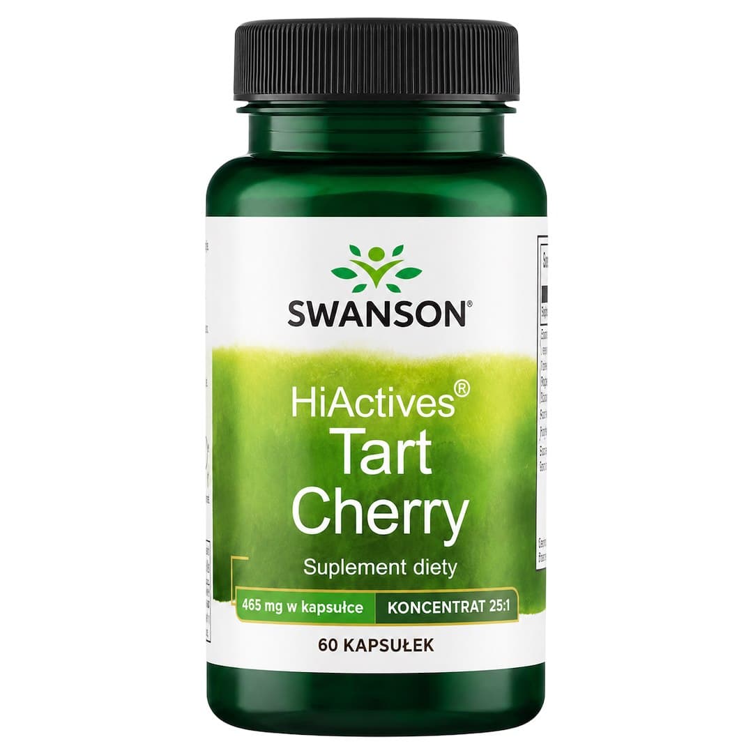Swanson - HiActives Tart Cherry - 60 Capsules – Swanson förpackning