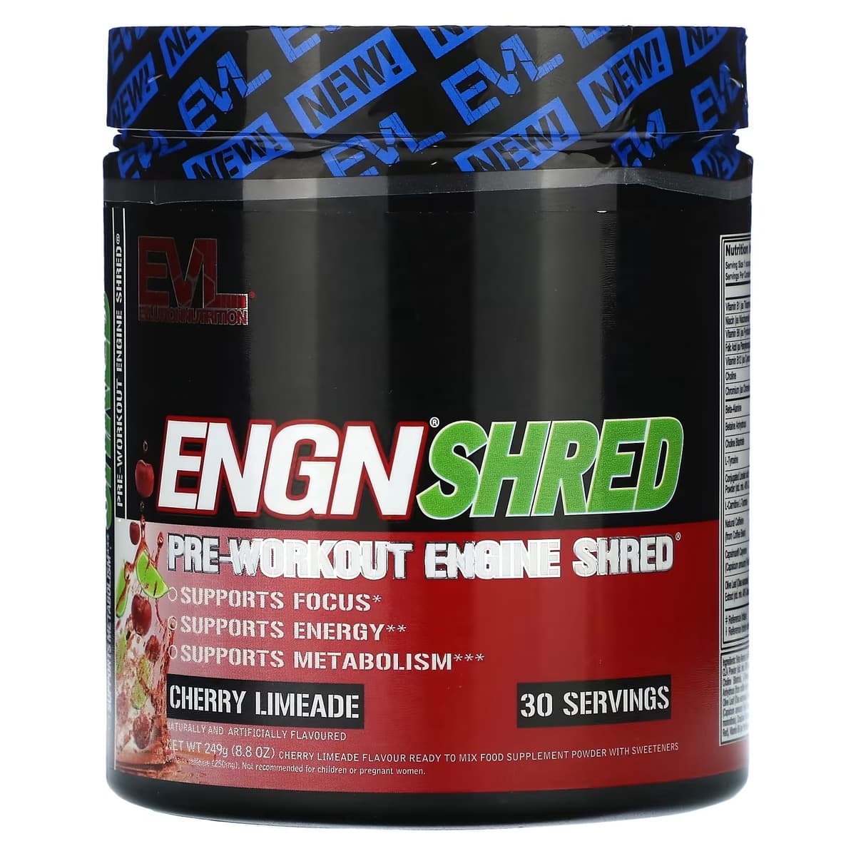 EVLution Nutrition - ENGN Shred - Cherry Limeade - 8.1 oz