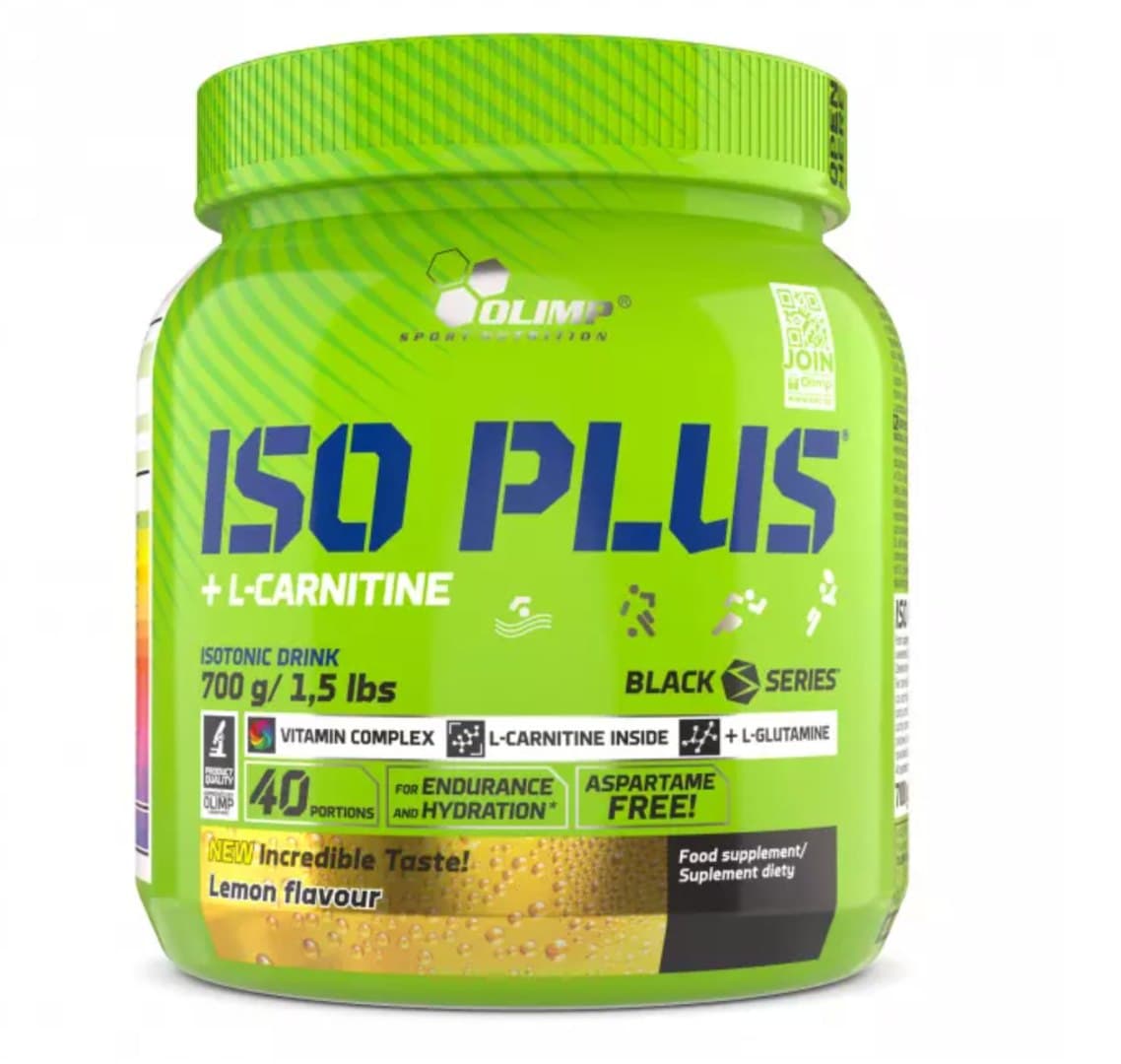 Olimp Labs - Iso Plus + L-Carnitine - Isotonic Drink – Olimp Labs förpackning