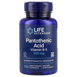 Life Extension - Pantothenic Acid - 100 Vcaps