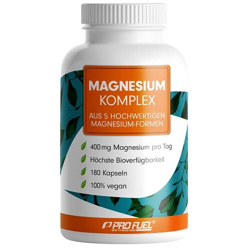 Profuel - Magnesiumkompleks - 180 kapsler – Profuel emballage