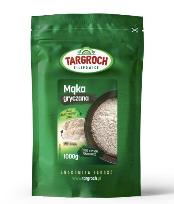 Targroch - Buckwheat Flour - 1000g – Targroch förpackning