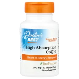 Doctor's Best - High Absorption CoQ10 with Bioperine 200mg - 60 Capsules