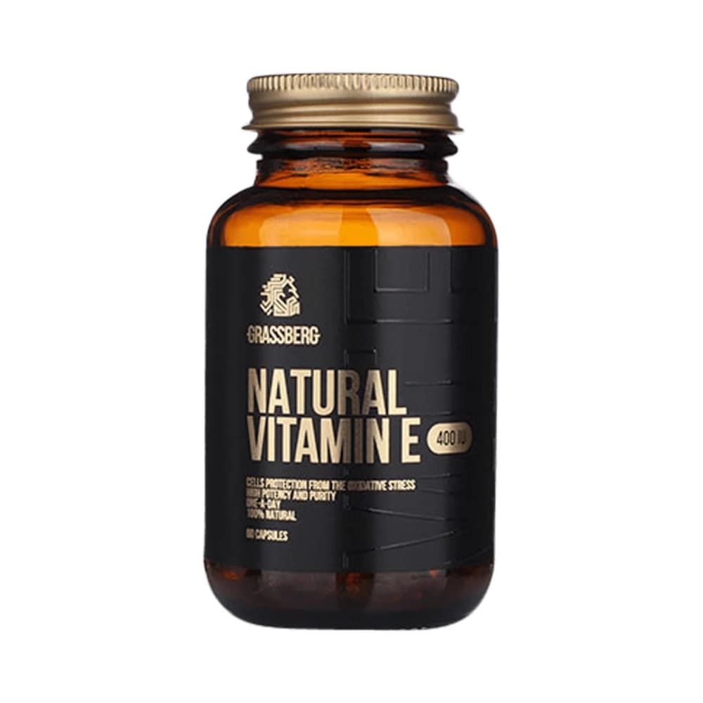 Grassberg - Natural Vitamin E 400IU - Unflavoured – Grassberg förpackning
