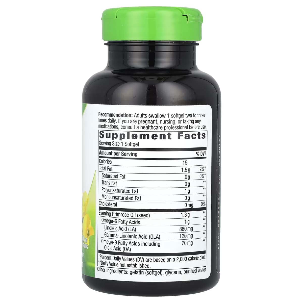 Nature'S Way - Evening Primrose Oil Max Strength - 60 Sgels