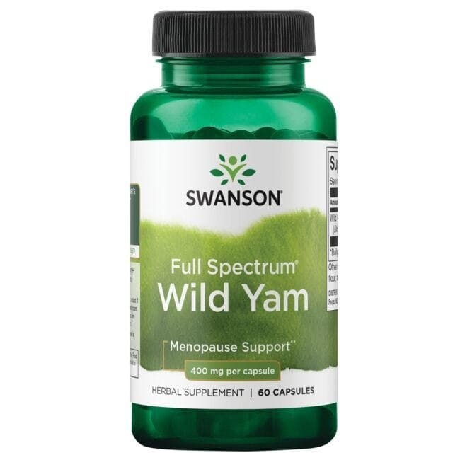 Swanson - Full Spectrum Wild Yam - 60 Caps – Swanson förpackning
