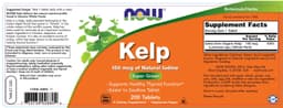 Now Foods - Kelp - Iodine & Mineral Support - 200 Tabs