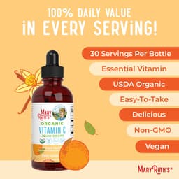 MaryRuth's - Organic Vitamin C Liquid Drops - Orange - 120ml