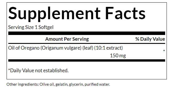 Swanson - Oregano Oil - 120 Softgels