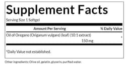 Swanson - Oregano Oil - 120 Softgels