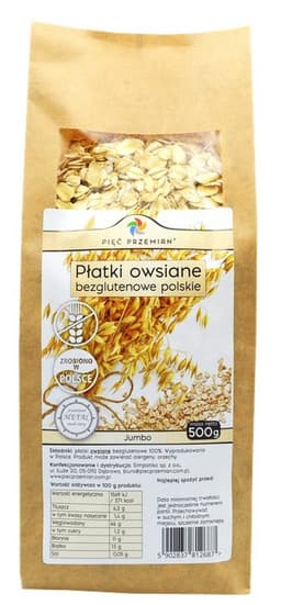 Pięć Przemian - Gluten-Free Jumbo Oat Flakes