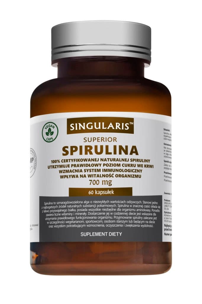 Singularis - Superior Spirulina - 60 Caps – Singularis förpackning