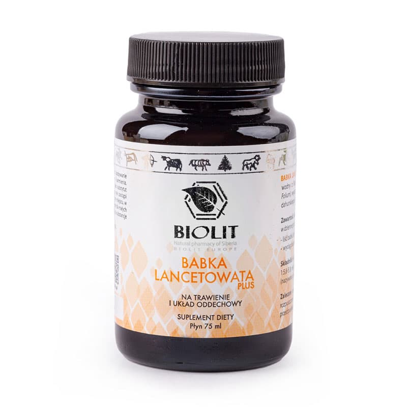 Biolit Babka lancetowata Plus 75 ml – Biolit förpackning
