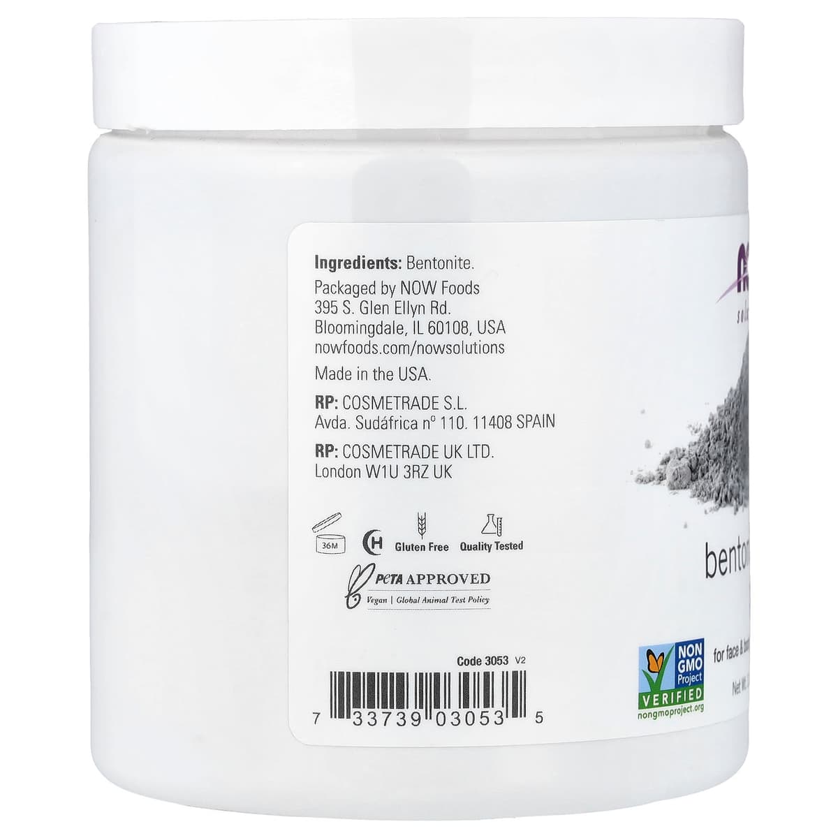 Now Foods - Bentonite Clay Powder - 312g