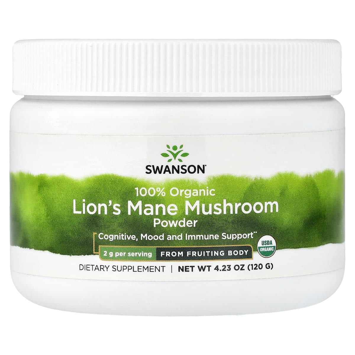 Swanson - Lion'S Mane Mushroom Powder - 120g