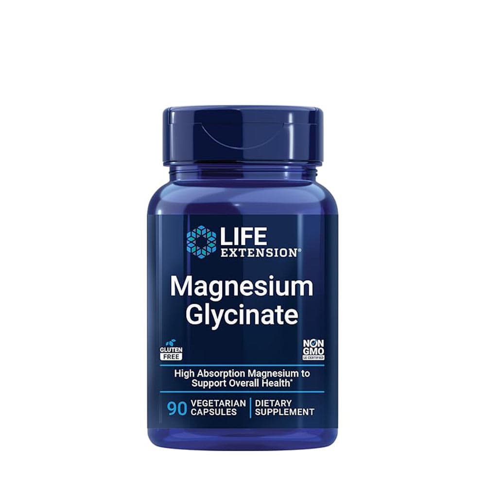 Life Extension - Magnesium Glycinate - 90 Vcaps – Life Extension förpackning