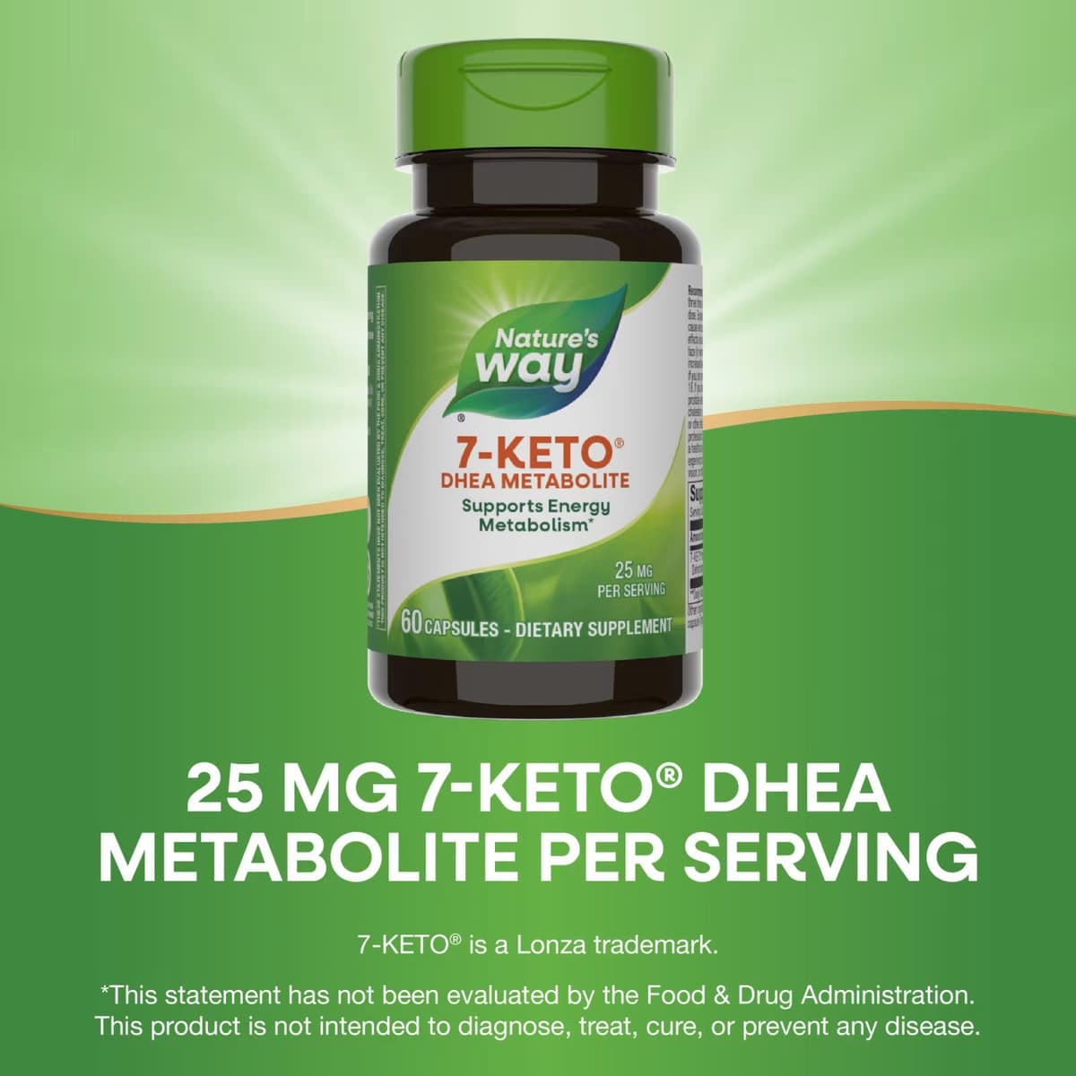 Nature's Way - 7-KETO DHEA Metabolite - 60 Caps