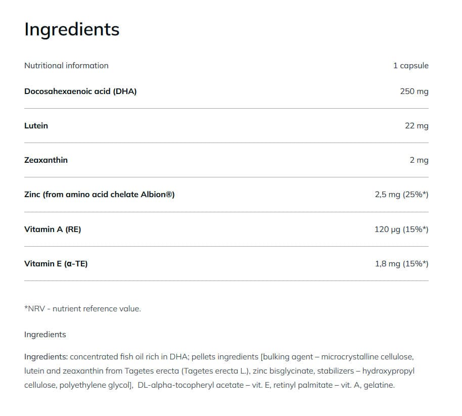 Olimp Labs - Gold Lutein - 30 Caps