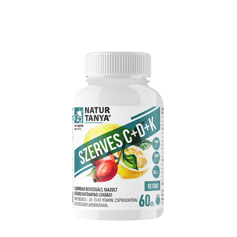 Natur Tanya - Organic C+D+K - 60 Tabs – Natur Tanya förpackning