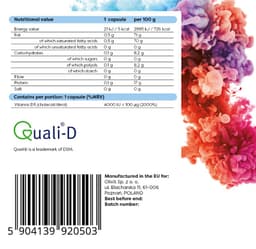 Osavi - Vitamin D3 4000IU - 120 Sgels