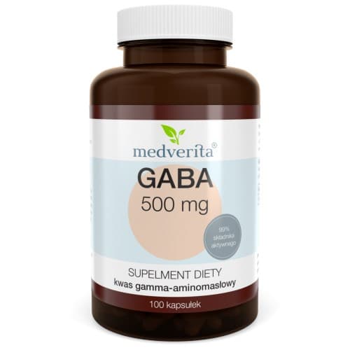 Medverita - GABA - 100 Caps – Medverita förpackning