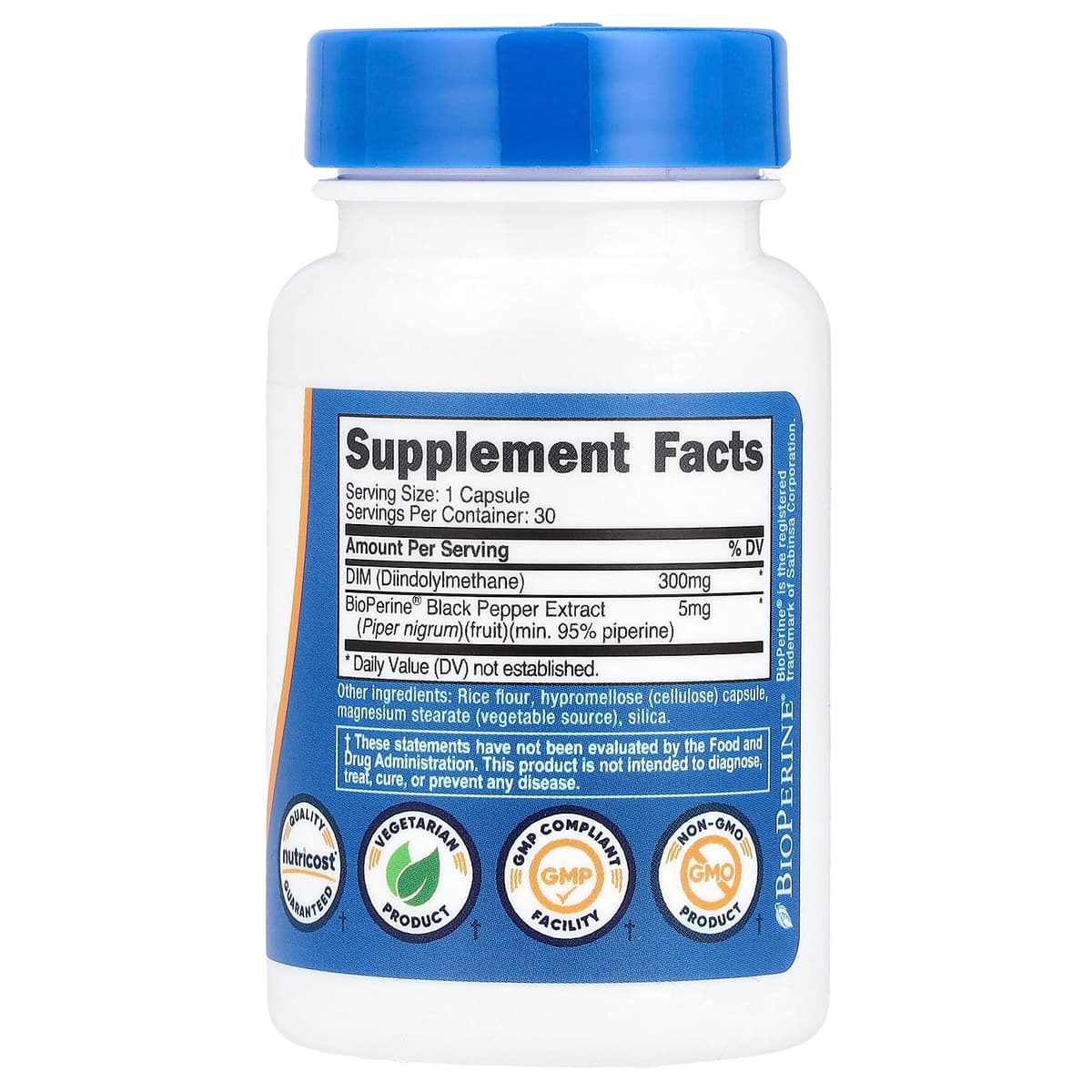 Nutricost - DIM - 30 kapselia