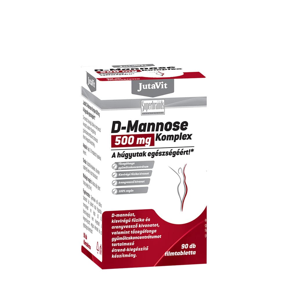 JutaVit - D-Mannose Complex - 90 db filmtabletta – Jutavit förpackning