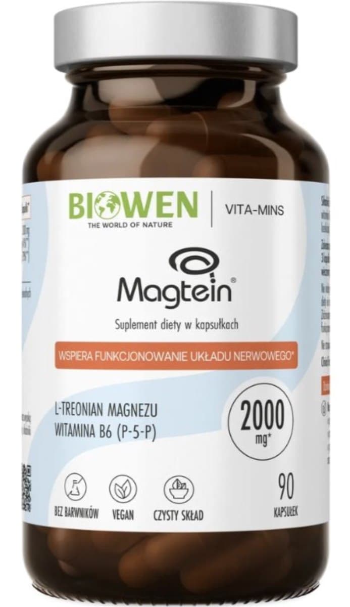 Biowen - Magtein Magnesium - 90 Caps – Biowen förpackning