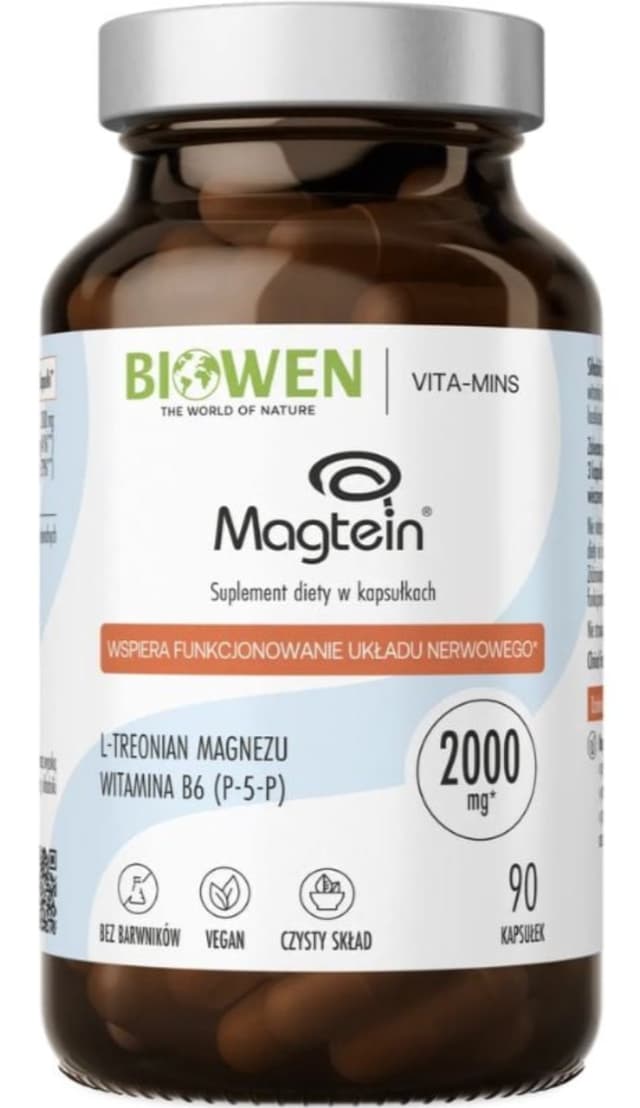 Biowen - Magtein Magnesium - 90 Caps – Biowen