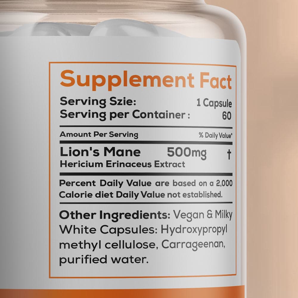 Oly - Leijonankita - 500 mg - 60 kapselia