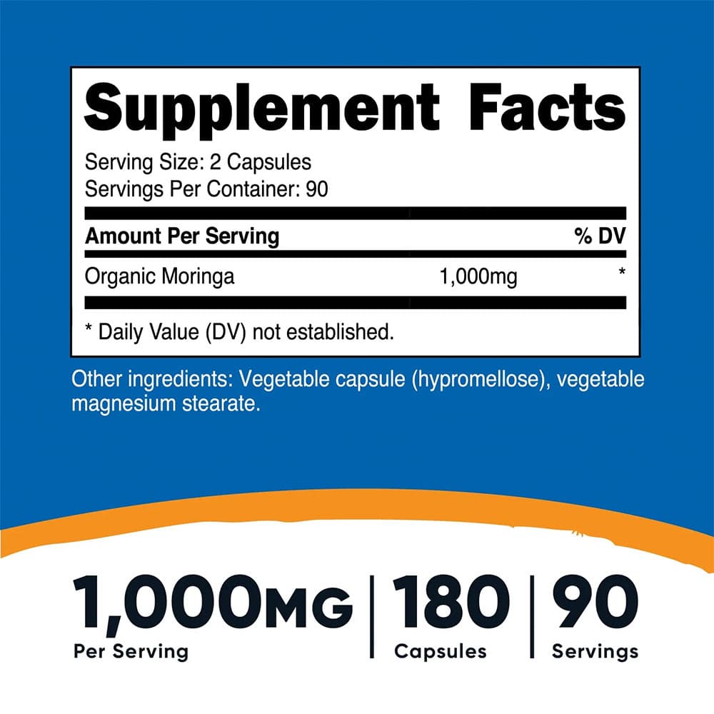 Nutricost - Moringa - 180 Caps