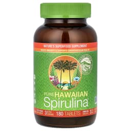 Cyanotech Co - Hawaiian Spirulina - 1000mg - 180 Tabs