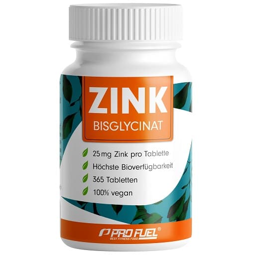 Profuel - Zinkbisglycinat - Højdosis, 365 tabletter – Profuel emballage