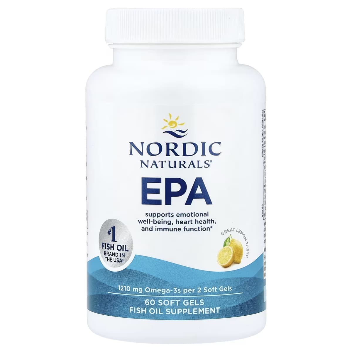 Nordic Naturals - EPA, 1210mg Lemon - 60 Sgels