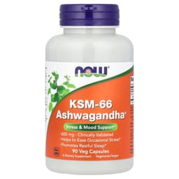 NOW Foods - KSM-66 Ashwagandha - 90 Vcaps