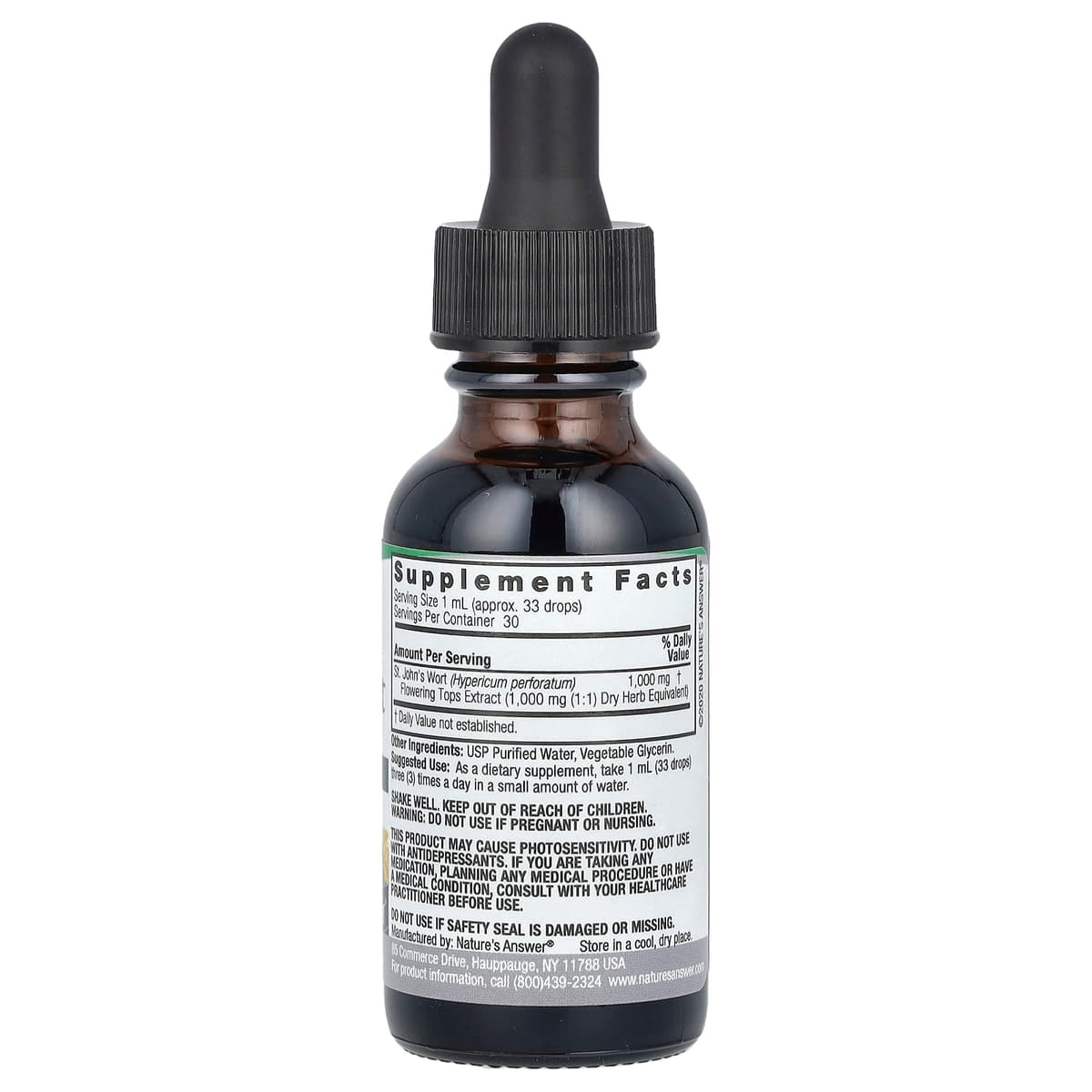 Nature's Answer - St. John'S Wort Extract - 30ml
