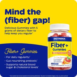 Enzymedica - Fiber+ Gummies - 90 Gummies
